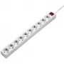 Hama 00137234 listwa przeciwprzepięciowa Biały 10 gniazd AC 230 V 3 m