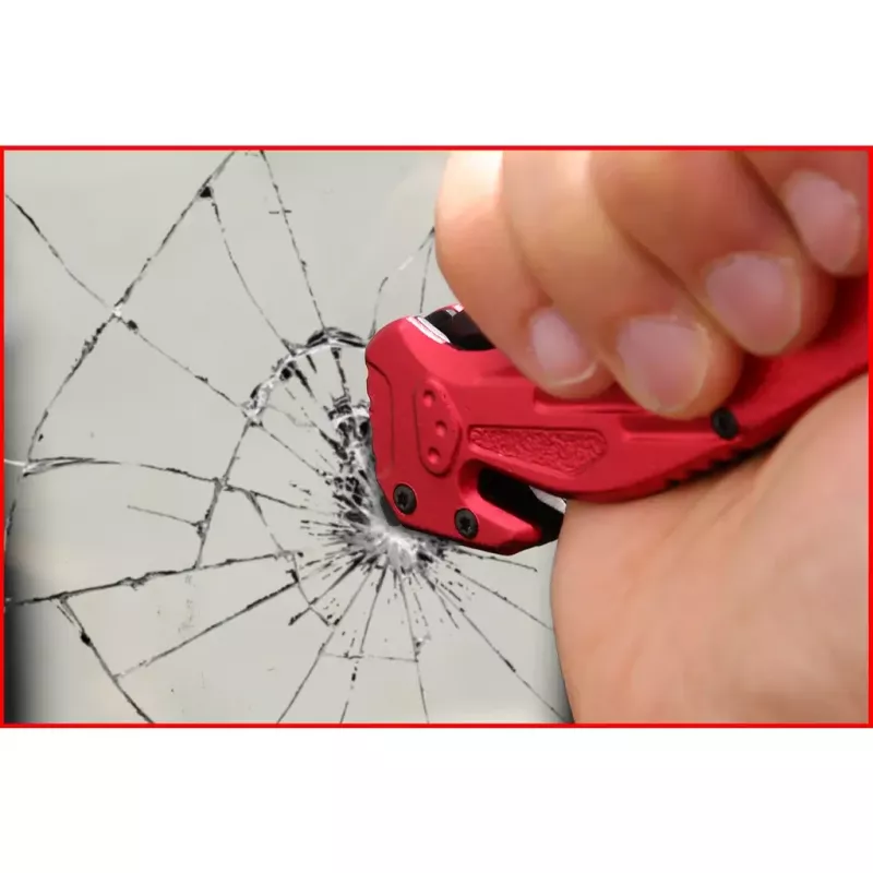 Nóż składany Camper/scout KS Tools 907.2220 czarno-czerwony