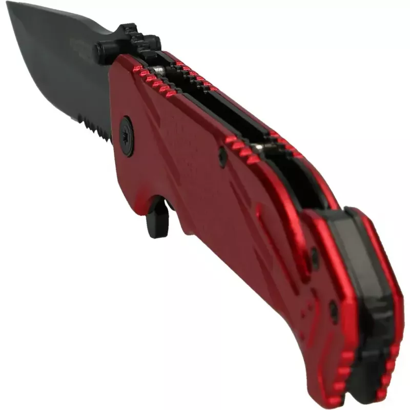 Nóż składany Camper/scout KS Tools 907.2220 czarno-czerwony