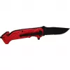 Nóż składany Camper/scout KS Tools 907.2220 czarno-czerwony