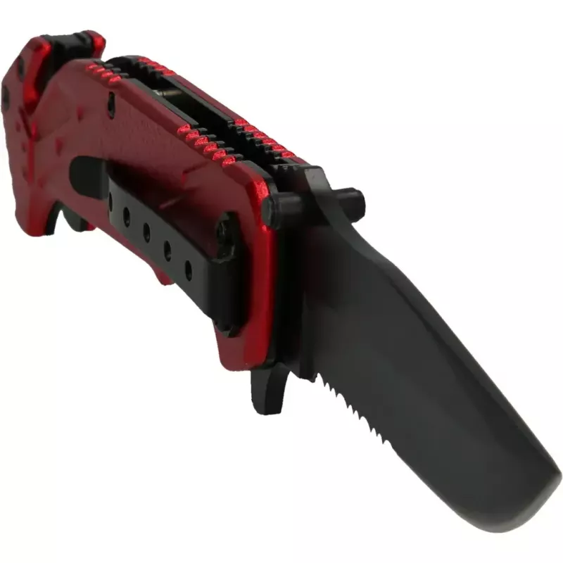Nóż składany Camper/scout KS Tools 907.2220 czarno-czerwony