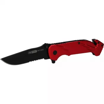 Nóż składany Camper/scout KS Tools 907.2220 czarno-czerwony