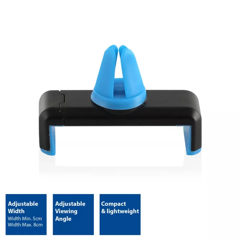 Uchwyt pasywny ACT Smartphone car mount AC9000 klips metalowy do kratki nawiewu