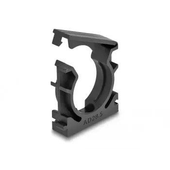 Uchwyt kablowy DeLOCK 60487 28.5 mm czarny 4 sztuki