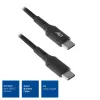 ACT kabel do ładowania/przesyłu danych USB 2.0 C męski - C męski 1 metr, nylon
