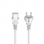 Kabel zasilający Hama 00223291 biały 5 m 3-stykowy