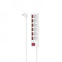 Hama 00223157 Inteligentna listwa zasilająca 6 gniazd AC 1,4 m 3680 W