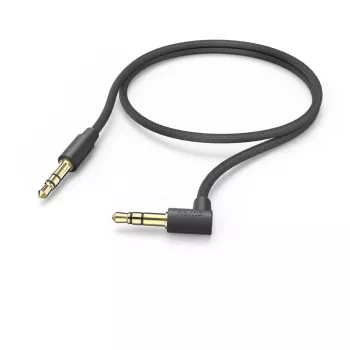 Kabel audio Hama 00201527 0,5 m 3,5 mm czarny