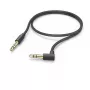 Kabel audio Hama 00201527 0,5 m 3,5 mm czarny
