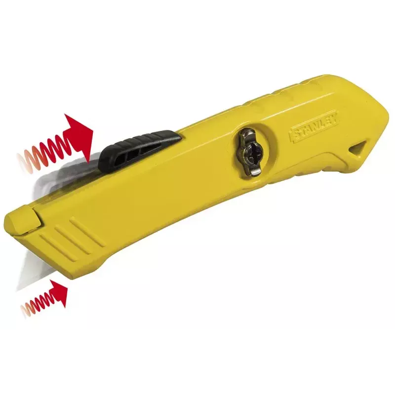 Nóż uniwersalny Stanley STHT0-10193 Czarny Stal nierdzewna Żółty Żyletka 22 mm szerokość 165 mm długość
