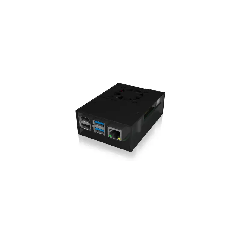 ICY BOX IB-RP108 Obudowa Antracytowa, Czarna