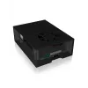 ICY BOX IB-RP108 Obudowa Antracytowa, Czarna