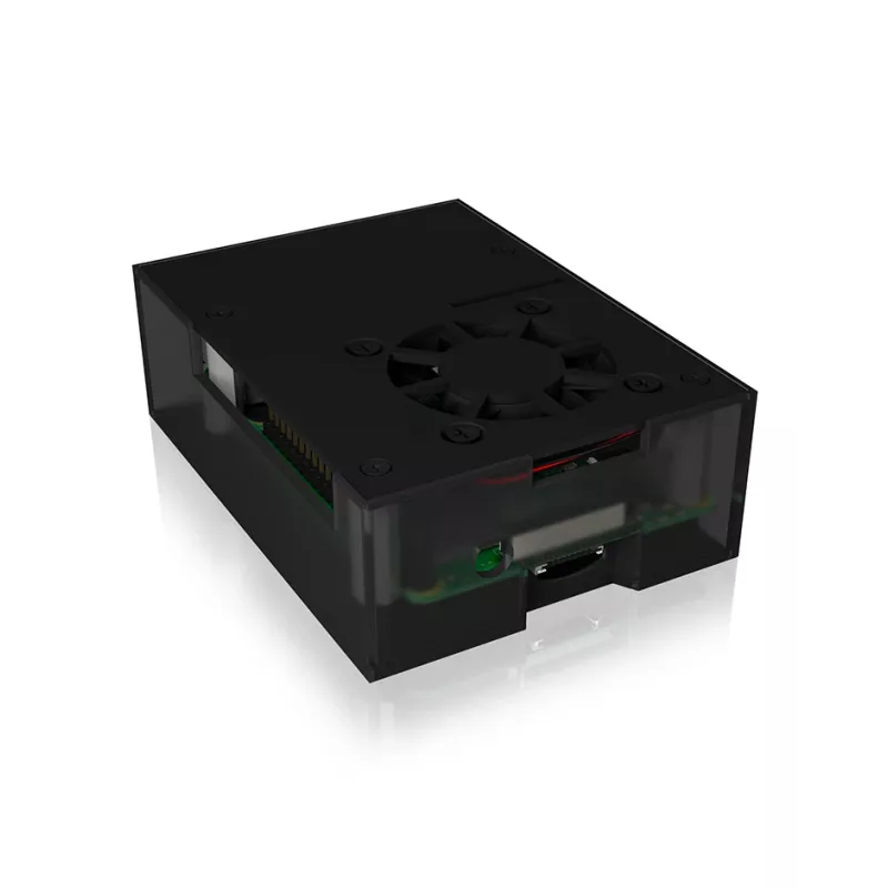 ICY BOX IB-RP108 Obudowa Antracytowa, Czarna