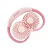Unold Wentylator na szyję Breezy Pink, Różowy, 2 wentylatory, 8 h, Wentylator na szyję, Biały, 1 szt.