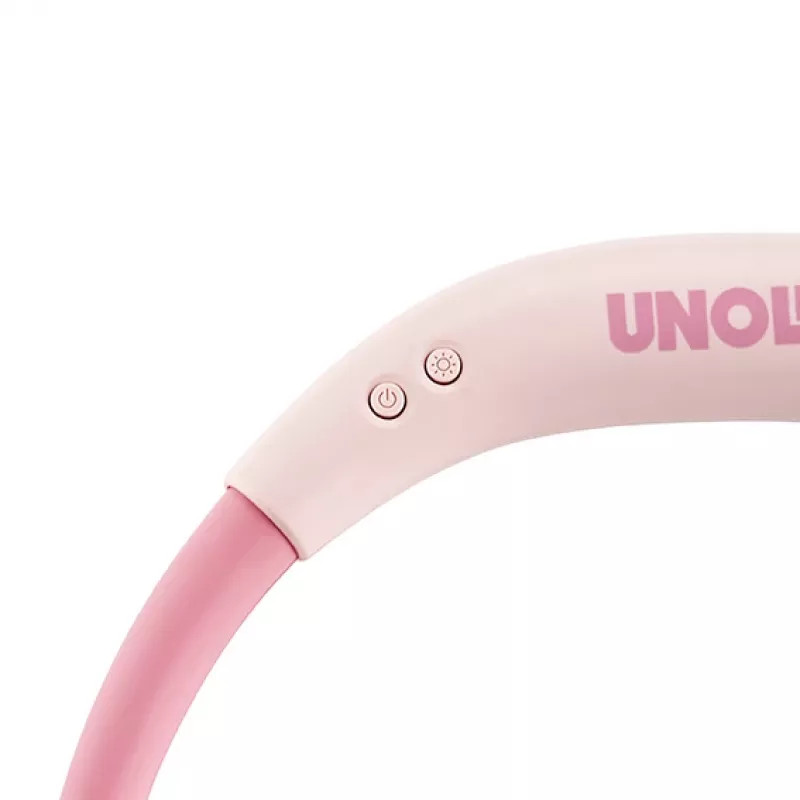 Unold Wentylator na szyję Breezy Pink, Różowy, 2 wentylatory, 8 h, Wentylator na szyję, Biały, 1 szt.