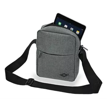 Torba typu messenger WEDO 59 350512 — poliester szary uniseks torebka/torba na ramię, zapięcie na zamek