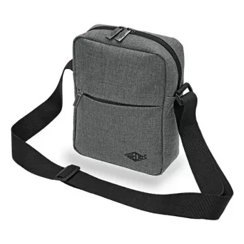 Torba typu messenger WEDO 59 350512 — poliester szary uniseks torebka/torba na ramię, zapięcie na zamek