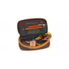 Soft pencil case WEDO Neon Stretch szary pomarańczowy