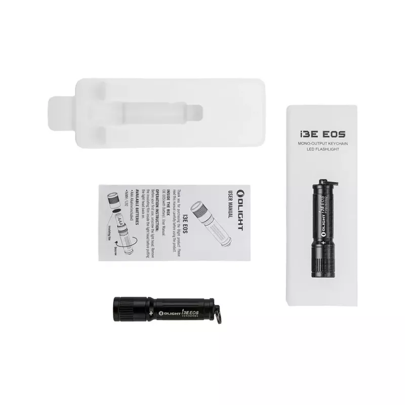 Latarka ręczna Olight i3E Czarna LED 90 lm IPX8 70 h