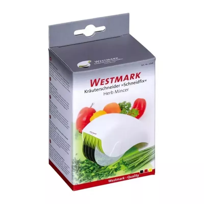 Siekacz Westmark Schneidfix zielono-biały ostrze ze stali nierdzewnej