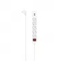 Hama 00223183 listwa zasilająca 1.4 m 5 gniazd AC Wewnętrzna Biała