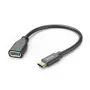 Hama 00125105 kabel USB USB 3.2 Gen 1 (3.1 Gen 1) 0,15 m USB A USB C Czarny