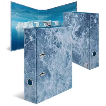 Segregator HERMA 19650 A4 niebieski okrągłe pierścienie przechowywanie 285x70x315mm
