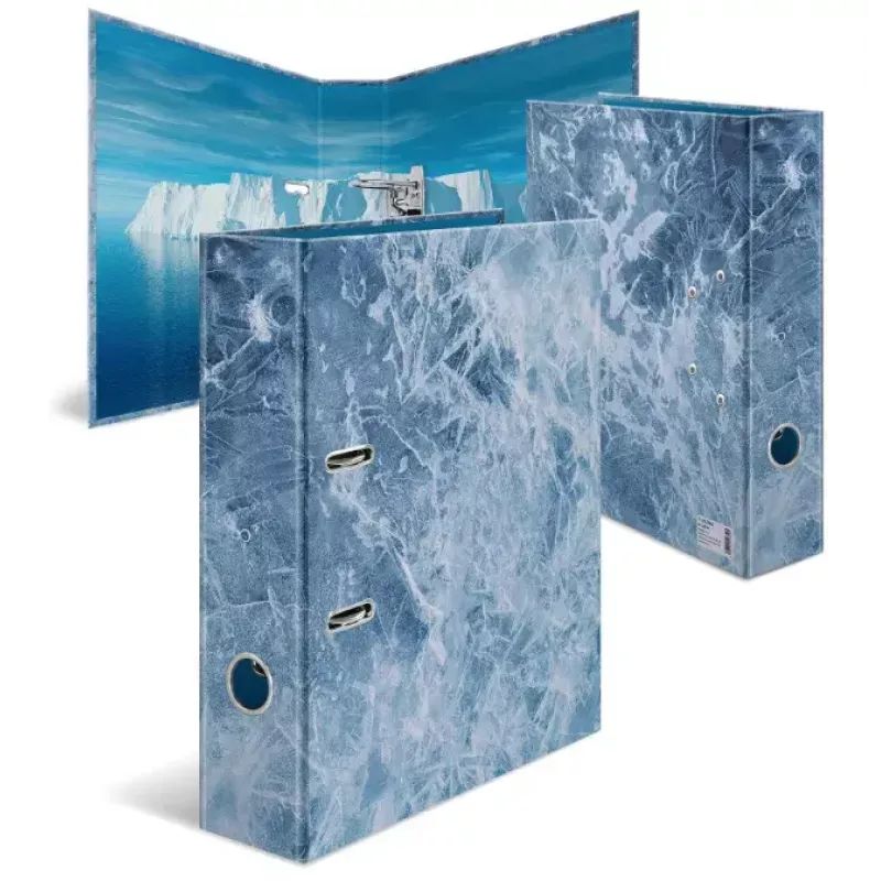Segregator HERMA 19650 A4 niebieski okrągłe pierścienie przechowywanie 285x70x315mm