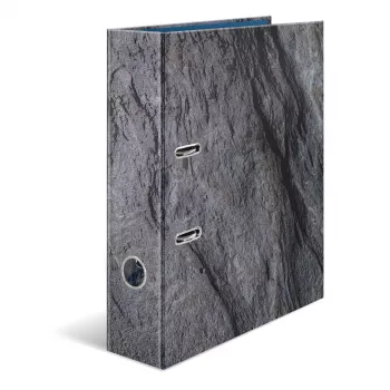 HERMA Stone Kołowrotek A4 Szary Pierścienie Q Przechowywanie 285x70x315mm