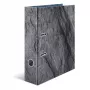HERMA Stone Kołowrotek A4 Szary Pierścienie Q Przechowywanie 285x70x315mm