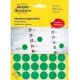 Kolorowe kropki kodujące, Avery, zielone