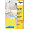 Mini etykiety laserowe Avery L7651 Żółty
