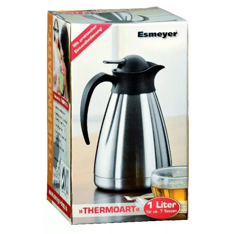 Termos próżniowy Esmeyer THERMOART 1 L Czarny Stal nierdzewna