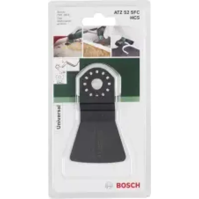 Skrobak Bosch HCS ATZ 52 SFC — ostrze skrobaka do kitu i miękkich mas uszczelniających, długość 45 mm, szerokość 52 mm, 1 szt.