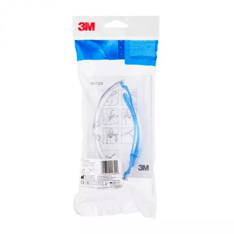 3M DE272944732 okulary ochronne Okulary bezpieczeństwa Poliwęglan (PC) Niebieski