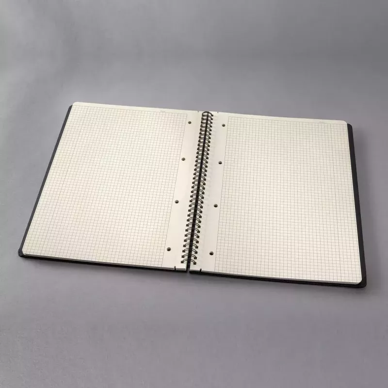 Notatnik spiralny Sigel CONCEPTUM A4, 160 arkuszy, czarny