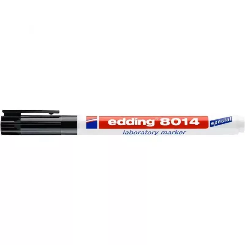 Marker permanentny Edding 8014 okrągła końcówka czarny 1 szt.