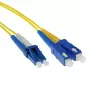 ACT 7-metrowy kabel krosowy światłowodowy LSZH Singlemode 9/125 OS2 duplex RL8907