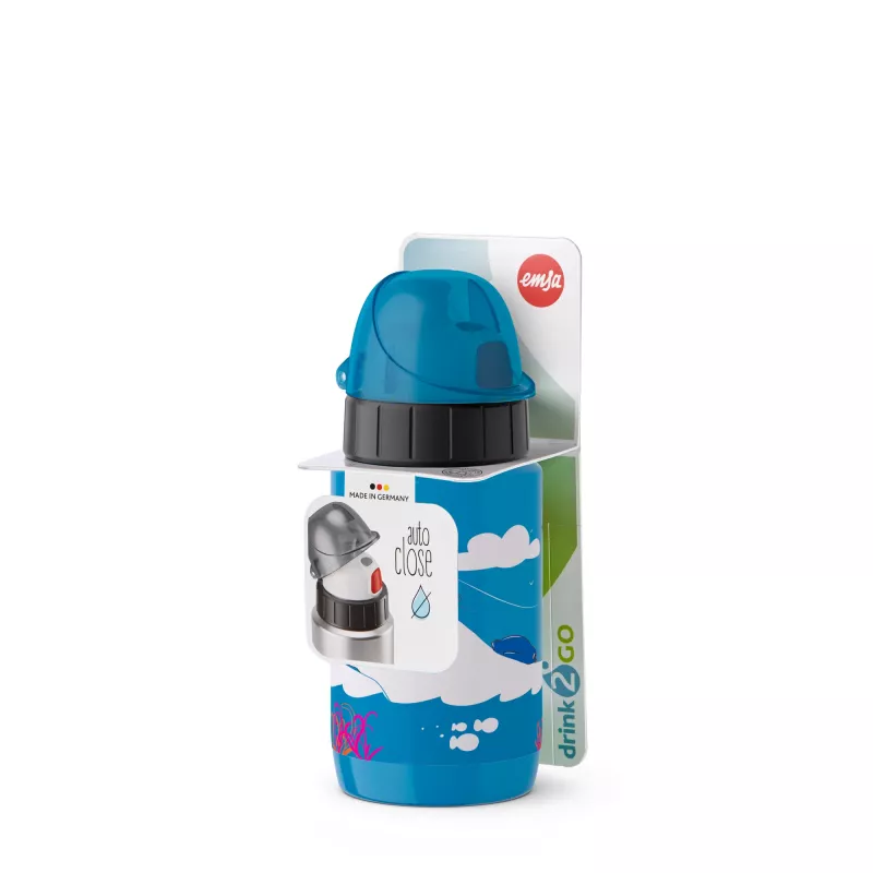 EMSA DRINK2GO 518359 butelka do picia Codzienne użytkowanie 400 ml Stal nierdzewna Niebieski
