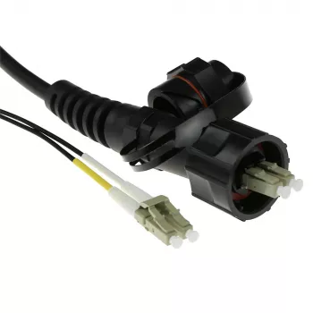 ACT RL7120 kabel InfiniBand/światłowodowy 20 m 2x LC 2x LC ODVA czarny