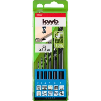 Zestaw wierteł KWB 258806 6 szt. Obrót w prawo