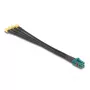 DeLOCK 90142 Kabel koncentryczny 0,2 m Mini FAKRA Z 4 x SMA Czarny