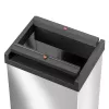 Prostokątny kosz na śmieci z wahadłową pokrywą Hailo Big-Box Swing L