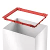 Hailo Big-Box Swing L prostokątny stalowy kosz na śmieci biały