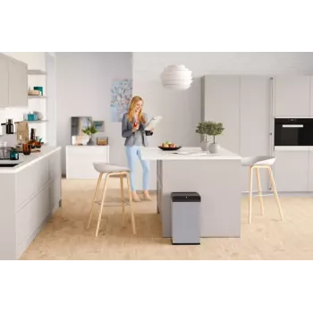 Hailo Big-Box Swing L prostopadłościenny stalowy srebrny