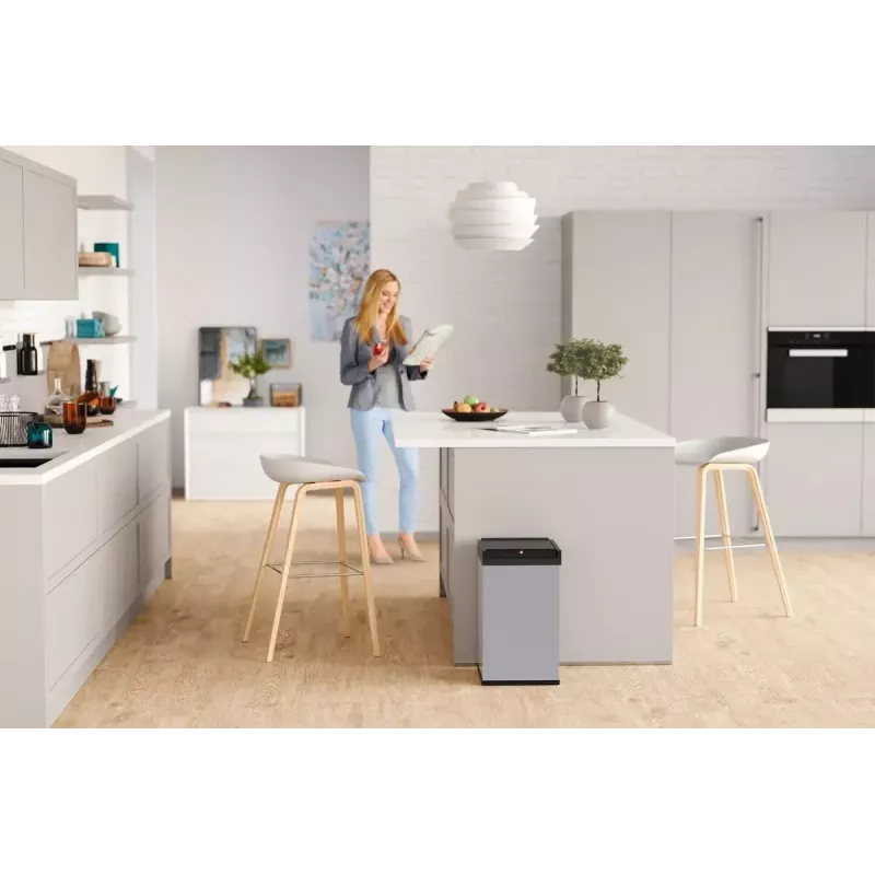 Hailo Big-Box Swing L prostopadłościenny stalowy srebrny