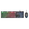 Trust GXT 838 Azor klawiatura Mysz w zestawie Gaming USB Niemiecki Czarny