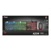 Trust GXT 838 Azor klawiatura Mysz w zestawie Gaming USB Niemiecki Czarny