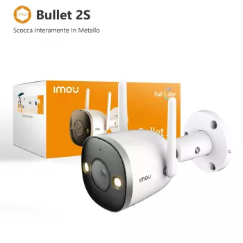 Imou Bullet 2S, kamera bezpieczeństwa IP, wewnętrzna, przewodowa i bezprzewodowa, zewnętrzna, CE, FCC, sufit/ściana