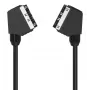 HAMA SCART kabel Classic Line 1.25 m, czarny — kabel do przesyłania dźwięku i obrazu